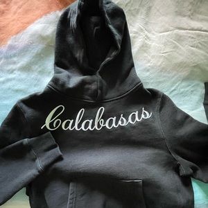Black “Calabassas” hoodie.